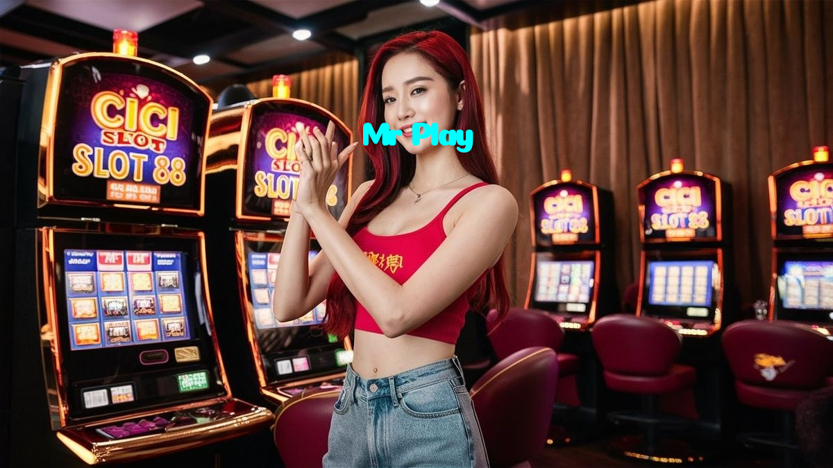 Mr Play casino presented on mobile device in Pakistan with slots and live games